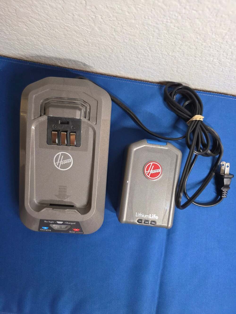 Replacement/Spare Hoover LithiumLife Battery Charger and  Battery Pack